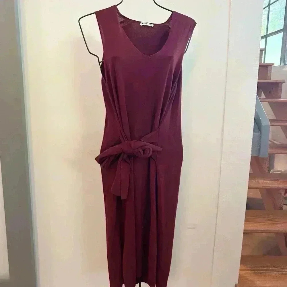 Whistles wool‎ blend midi sweater dress medium